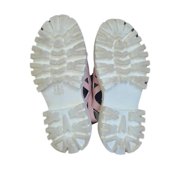 LORIBLU Made In Italy Pink Ankle Strappy Leather Sandal Beaded 38IT, 7.5US - Picture 9 of 10